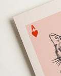 Minimalistisches Katzen Poster modern – Line Cat