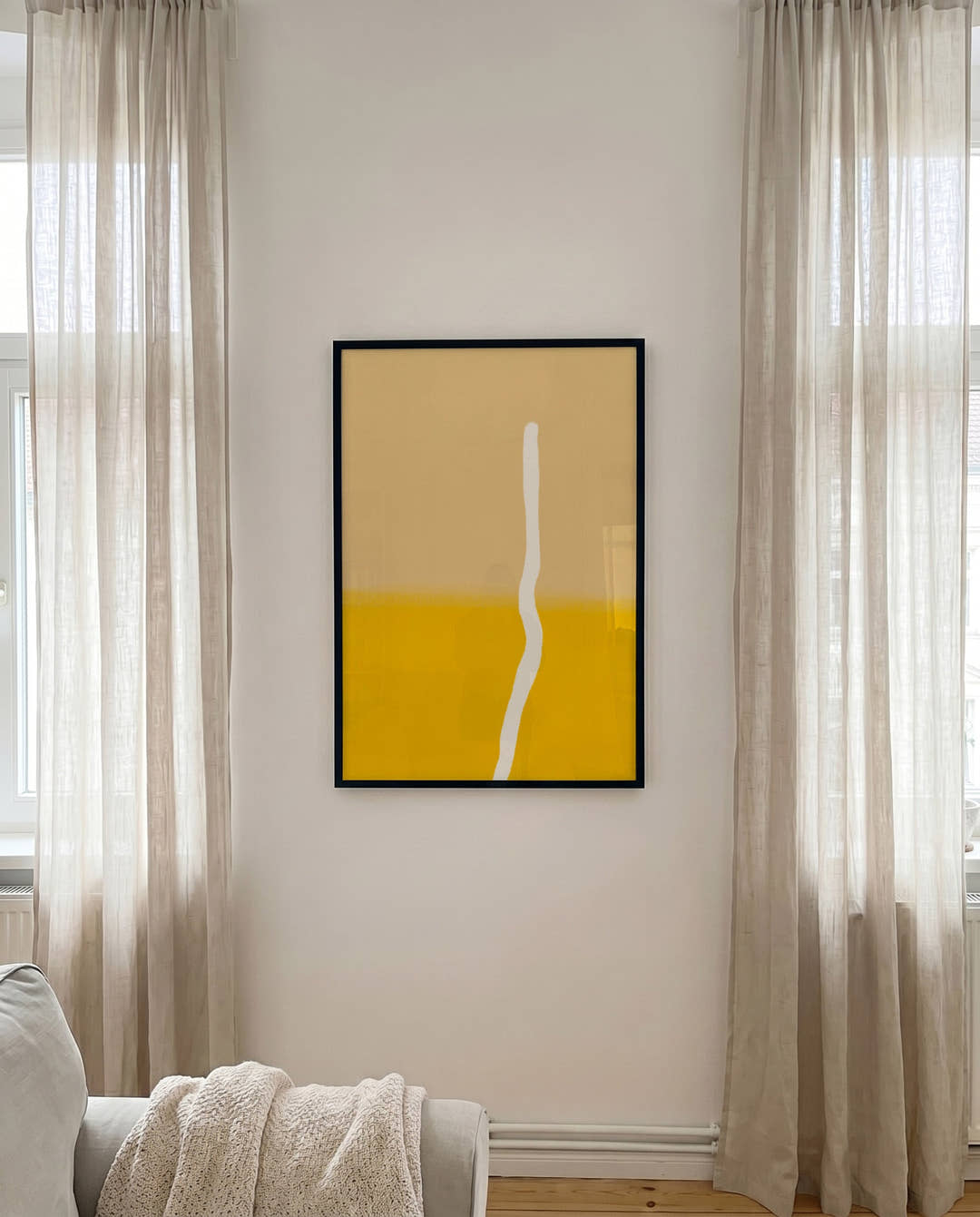 Linje | Skandi Minimal Abstrakt Poster