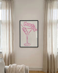 Typografie & Illustration Cocktail Poster – Martini