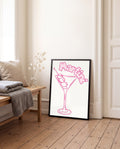 Typografie & Illustration Cocktail Poster – Martini