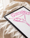 Typografie & Illustration Cocktail Poster – Martini