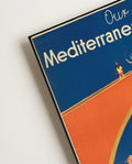 Vintage Mittelmeer Reiseplakat Poster – Mediterranean Cruises