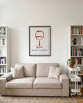 Typografie & Illustration Wein Poster – You had me at Merlot