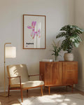 Minimalistisches Blumen Poster modern – Minimal Bloom