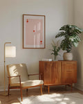 Minimalistisches Herz Poster modern – Minimal Dot