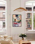 Abstraktes Gesichter Poster modern – Modern Faces