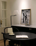 Abstrakte Schwarz Weiß Figur Kunst – Mono Figure