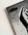 Abstrakte Schwarz Weiß Figur Kunst – Mono Figure