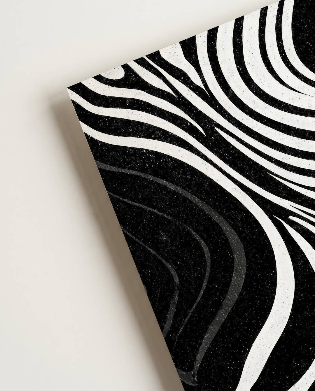 Modernes Linien Muster Poster – Mono Structure