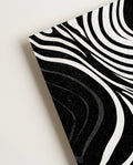 Modernes Linien Muster Poster – Mono Structure