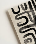 Minimalistisches Linien Struktur Poster – Mono Trace