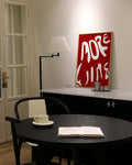 Typografie Poster modern Rot – More Fun