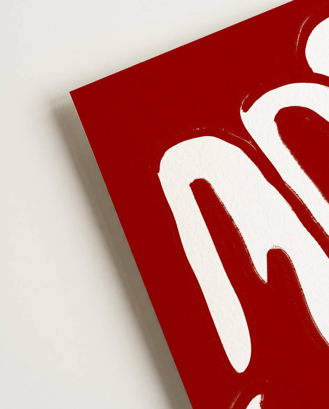 Typografie Poster modern Rot – More Fun