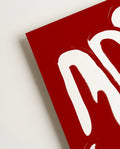 Typografie Poster modern Rot – More Fun