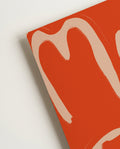 Typografie Poster modern Orange – More Vibes