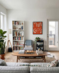 Typografie Poster modern Orange – More Vibes