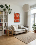 Typografie Poster modern Orange – More Vibes