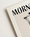 Typografie & Illustration Kaffee Poster – Morning Coffee