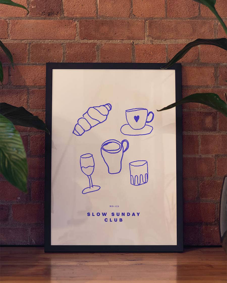 Musik Illustration Poster modern – Music Notes