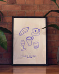 Musik Illustration Poster modern – Music Notes