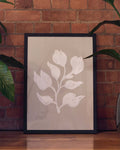 Botanisches Poster minimalistisch – Neutral Botanical