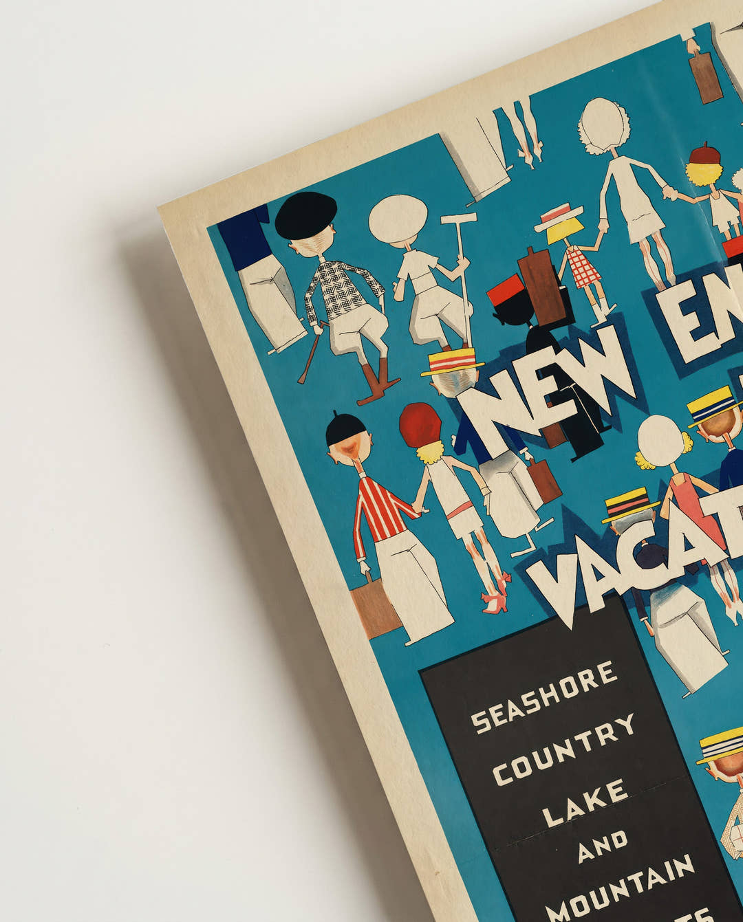 Vintage New England USA Poster – New England Vacationland