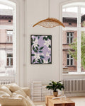 Florales Nacht Poster modern – Night Leaves