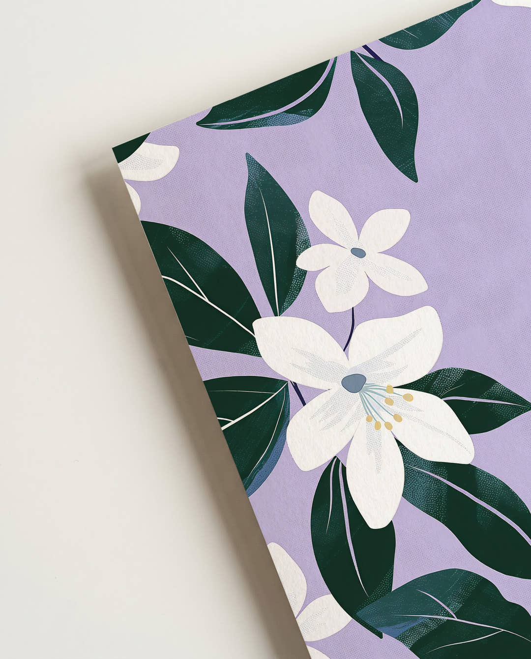 Florales Nacht Poster modern – Night Leaves