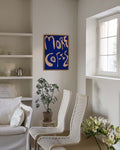 Typografie Poster modern Blau – Nope