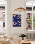 Typografie Poster modern Blau – Nope
