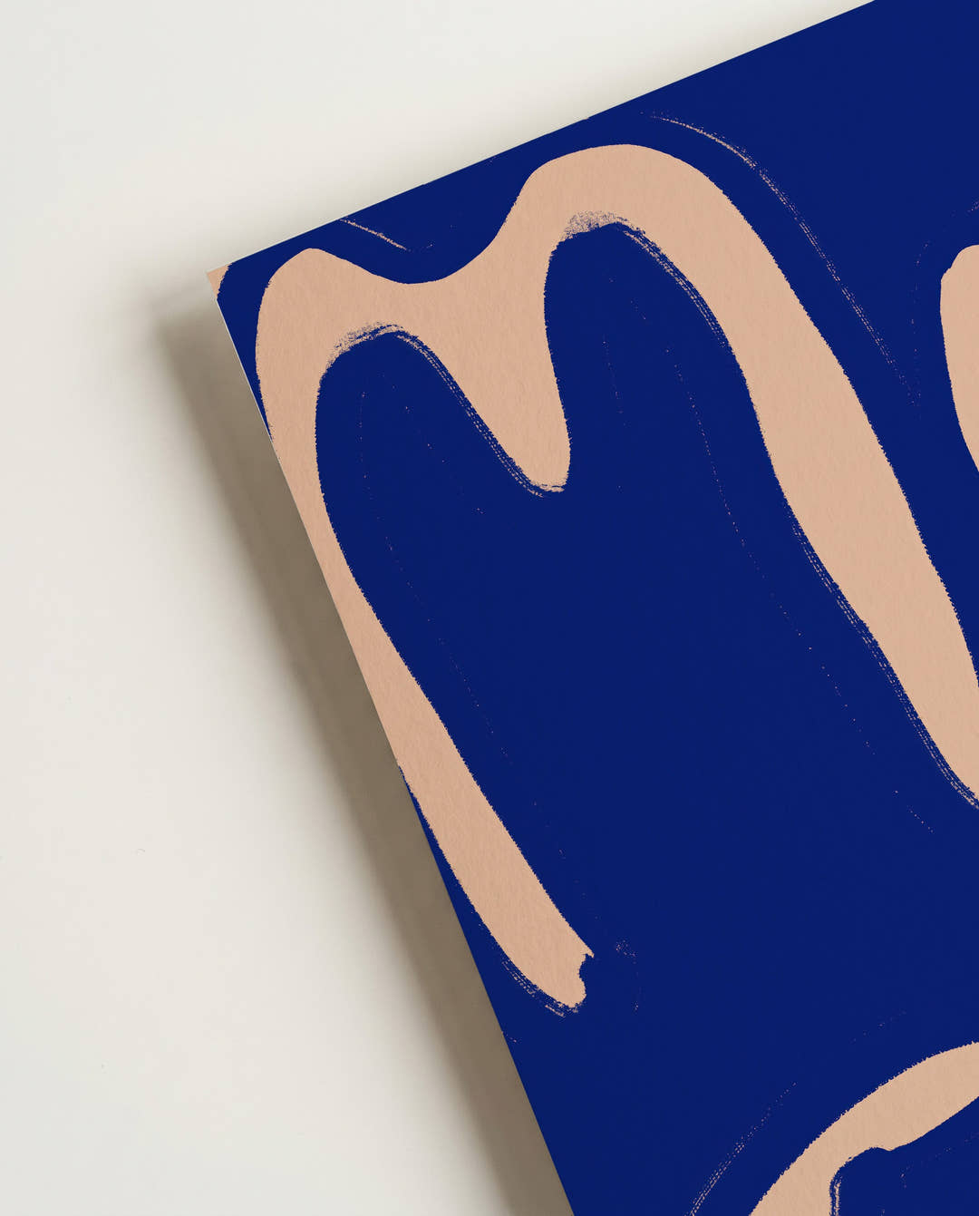 Typografie Poster modern Blau – Nope