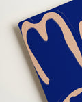 Typografie Poster modern Blau – Nope