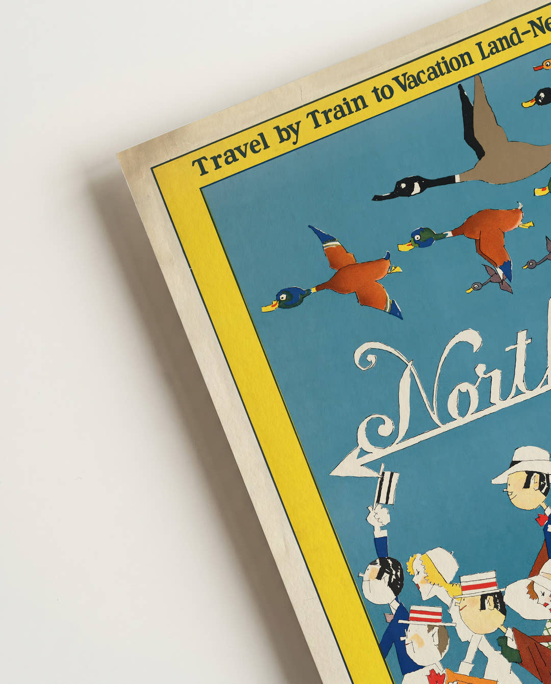 Vintage USA Reiseplakat Poster – Northward New Haven