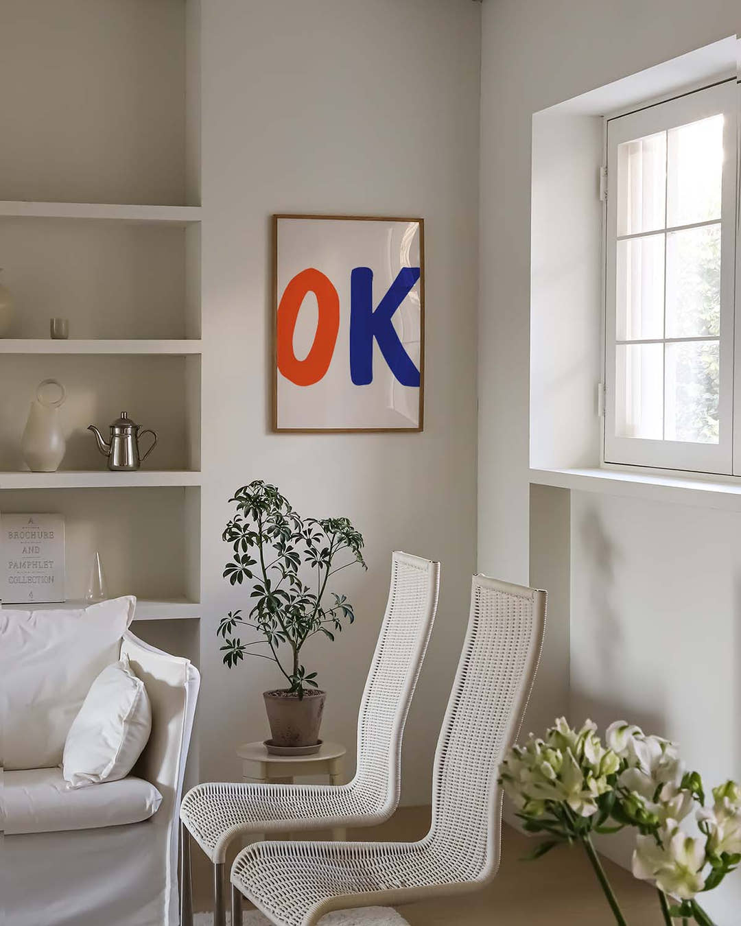 Typografie Poster minimalistisch – OK Statements