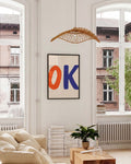 Typografie Poster minimalistisch – OK Statements