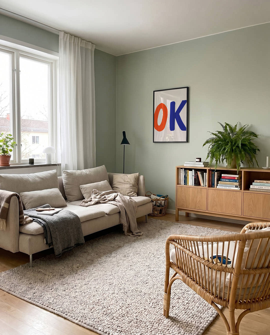 Typografie Poster minimalistisch – OK Statements