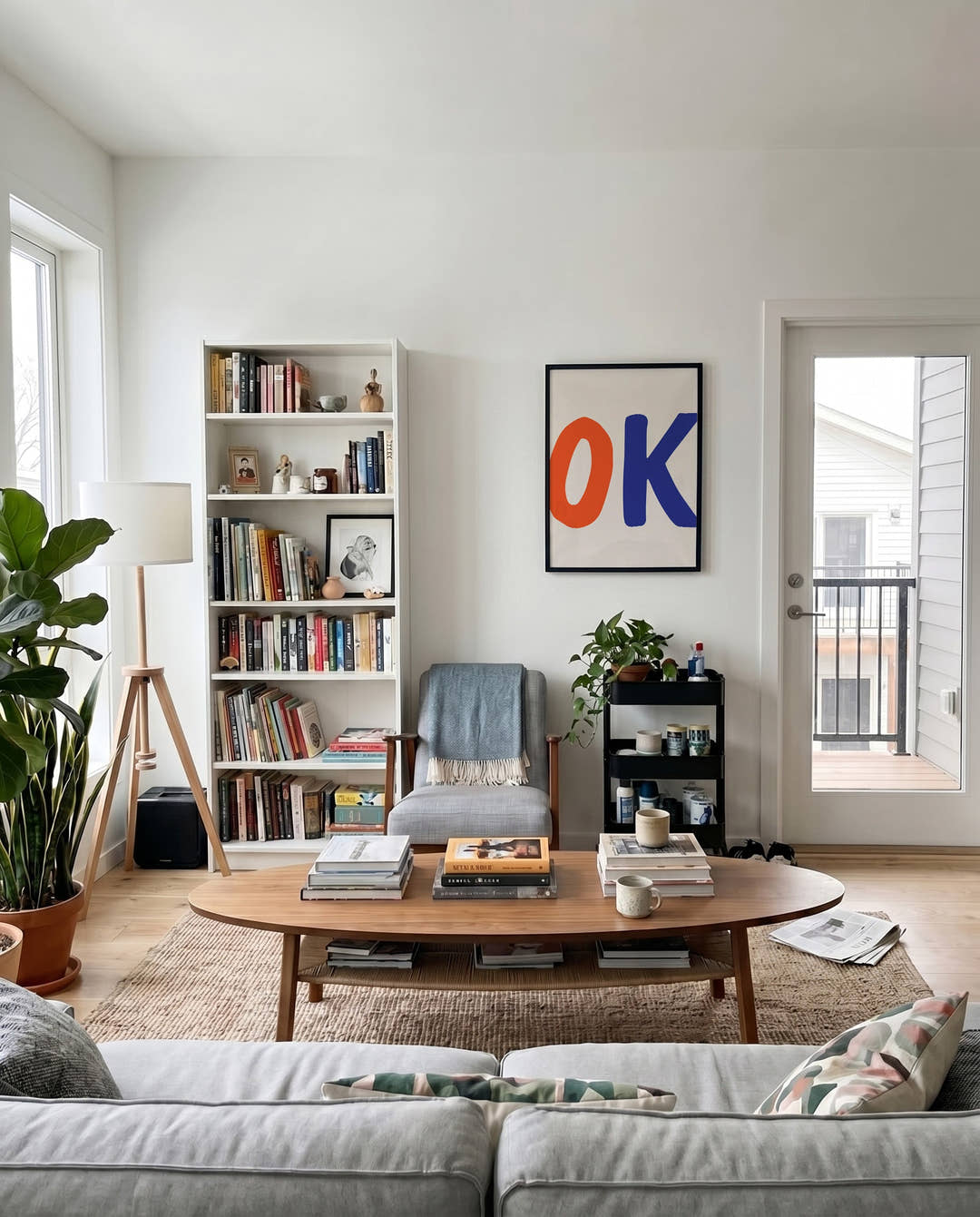 Typografie Poster minimalistisch – OK Statements