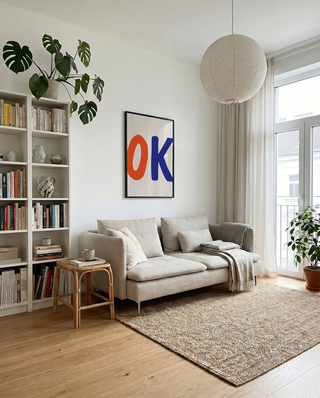 Typografie Poster minimalistisch – OK Statements