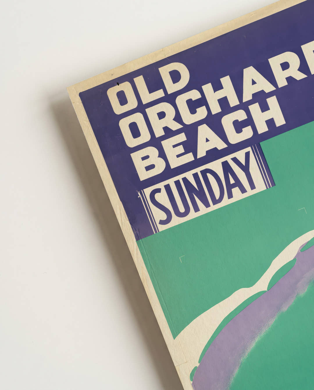 Vintage Strand Reiseplakat Poster – Old Orchard Beach Sunday