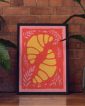 Orangen Poster modern – Orange Slice