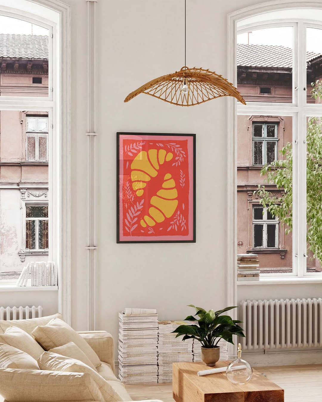 Orangen Poster modern – Orange Slice