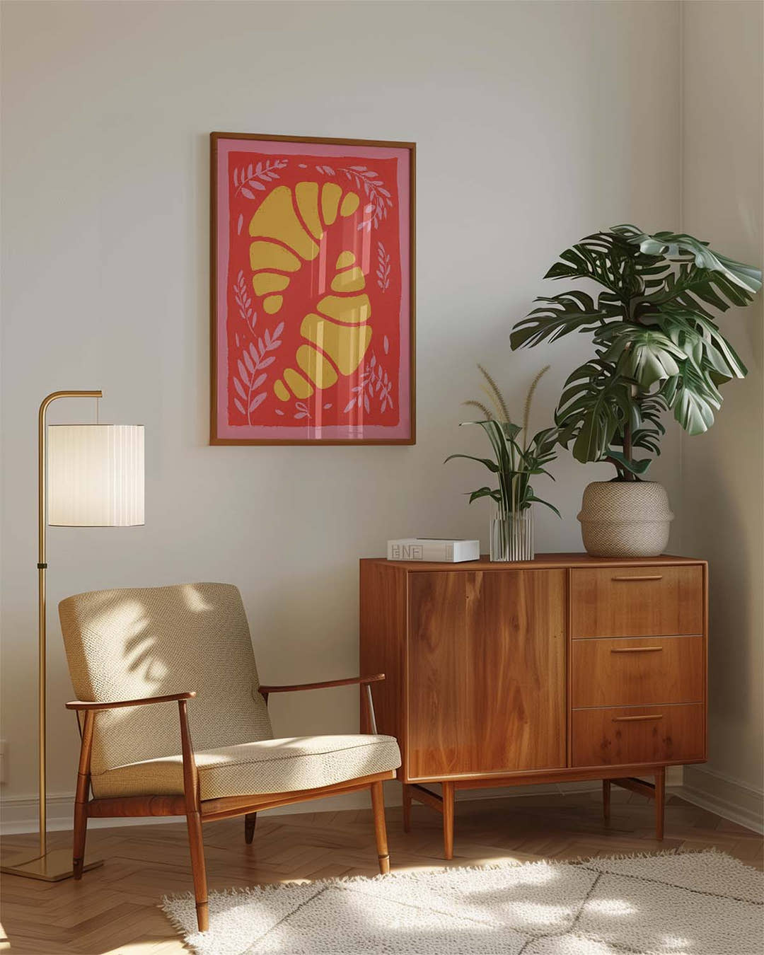 Orangen Poster modern – Orange Slice