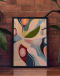 Abstraktes Pflanzen Poster modern – Organic Motion