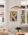 Abstraktes Pflanzen Poster modern – Organic Motion