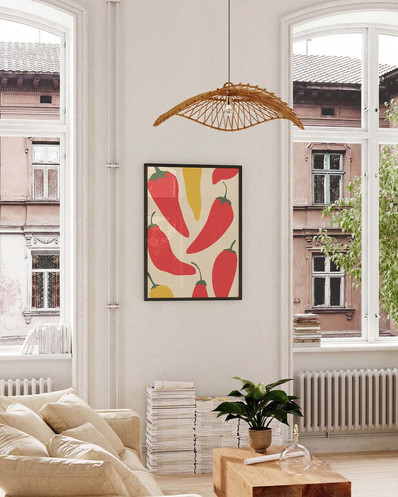 Paprika Poster modern – Organic Shapes