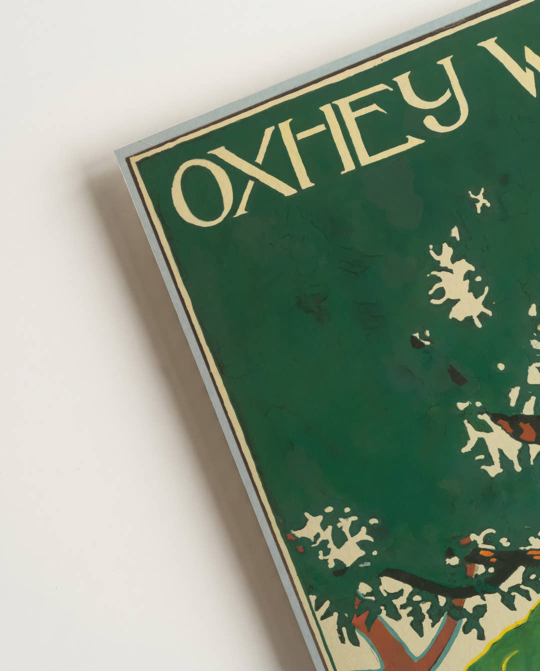 Vintage Natur Landschaft Poster – Oxley Woods