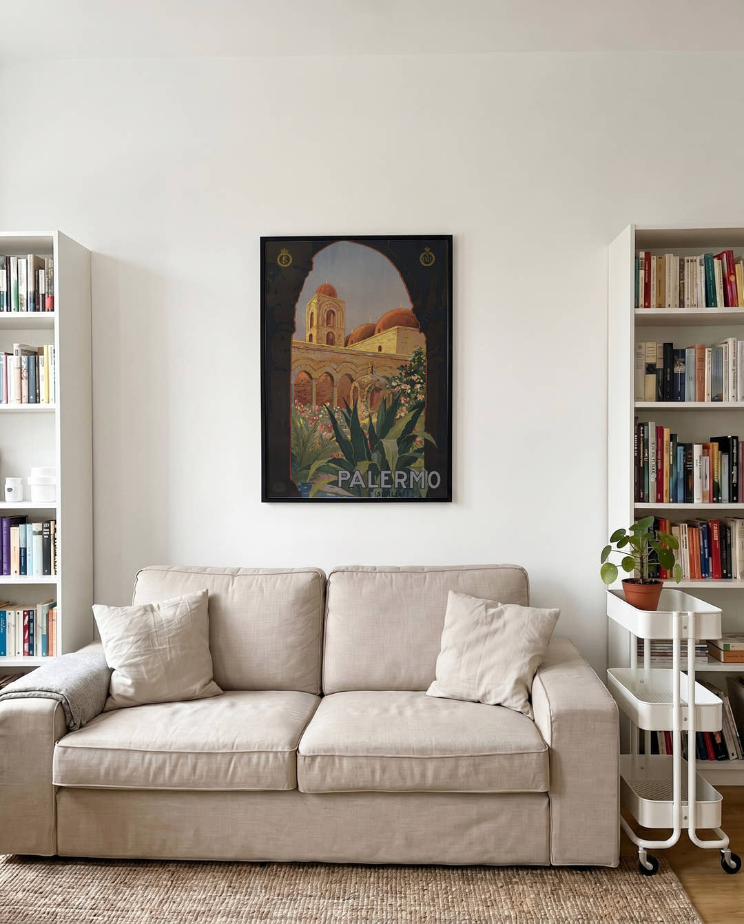 Vintage Italien Reiseplakat Poster – Palermo Sicilia