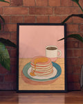Pancake Poster modern Küche – Pancake Morning