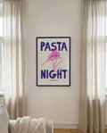 Pasta Poster modern Typografie – Pasta Night