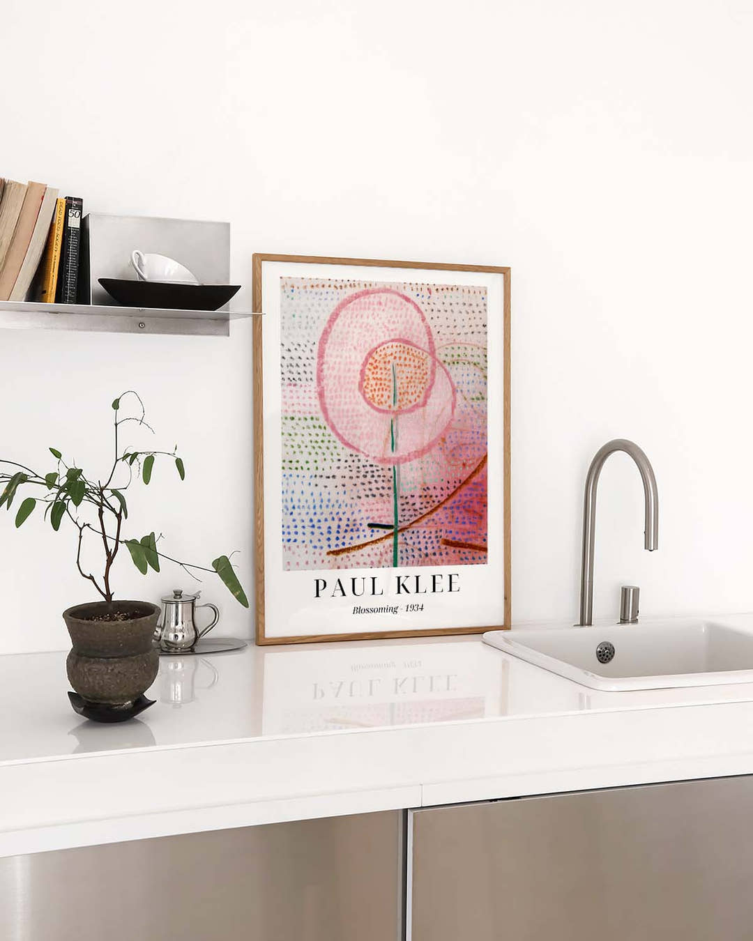 Paul Klee Modernes Portrait Poster Illustration – Soft Portrait